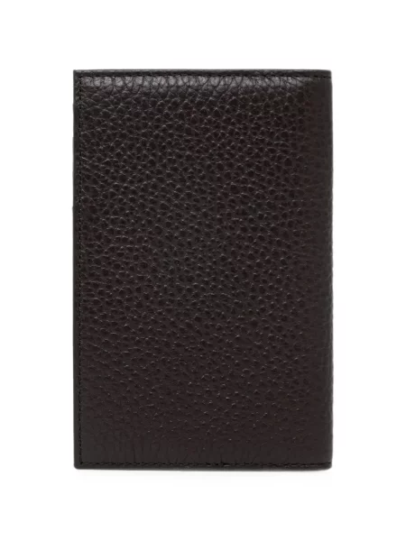 Portofel Emporio Armani cu autograf maro