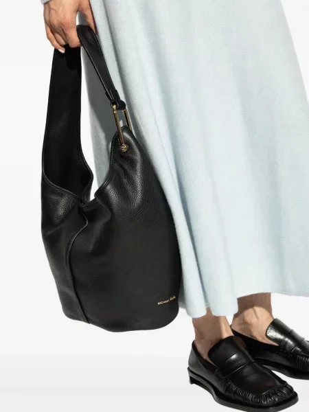 Sneakerși Michael Michael Kors din piele negru