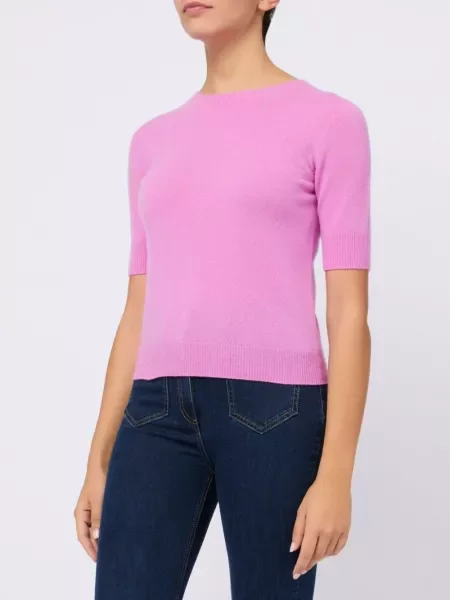 Top Vanisè tricotate roz