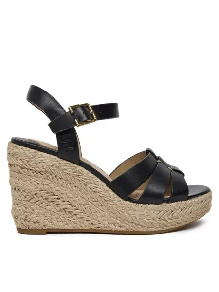 Espadrile LAUREN RALPH LAUREN črna