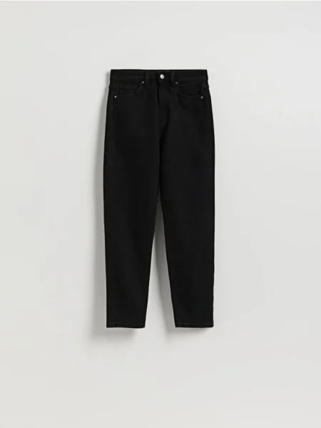Reserved Blugi mom slim fit negru