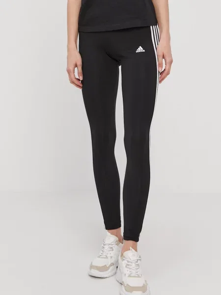 Legíny adidas hladké černá