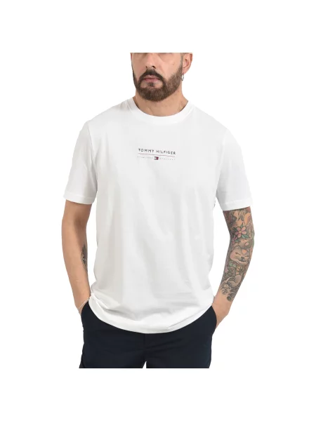 Tricou Tommy Hilfiger alb