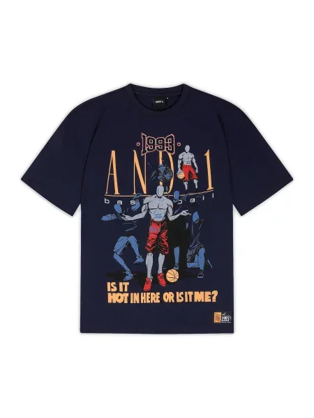 Tričko modrá / marine modrá / žlutá červená