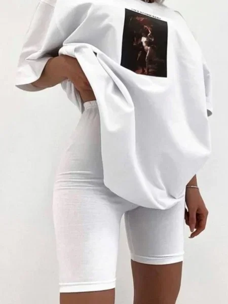 Ciclism pantaloni scurți pentru ciclism Other alb