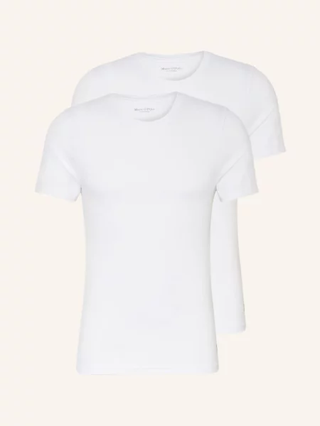 Marc O'polo T-Shirt 2 Szt. weiss biała