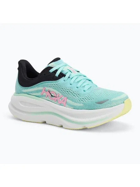 Дамски обувки за бягане HOKA Bondi 9 blue spark/mint fluorite синьо