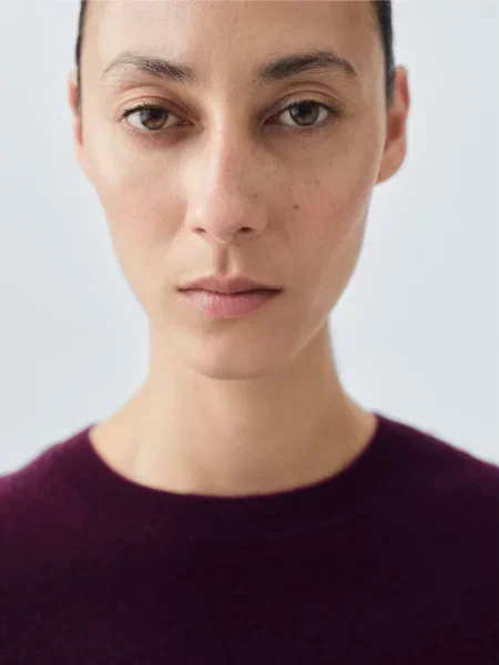 Джемпер MANGO кашемір бордовий