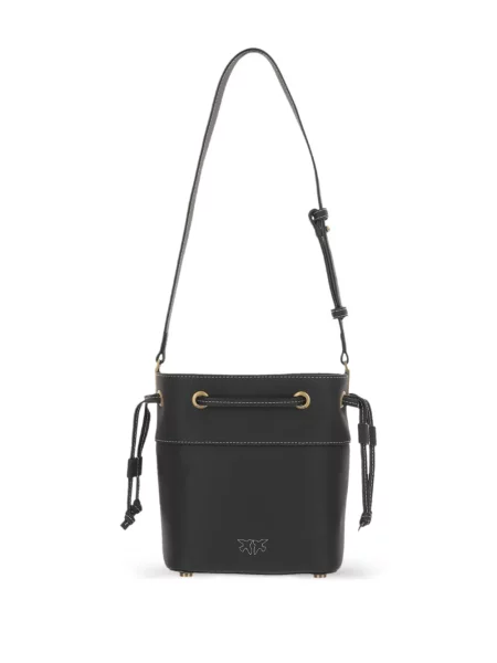 Geanta de piele Pinko din piele negru
