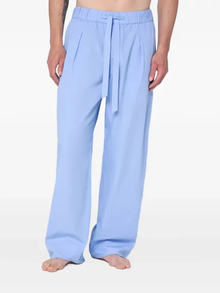 Kalhoty Tekla se stahovací šňůrkou modré