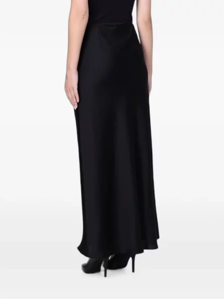 Fustă Armani Exchange din satin negru