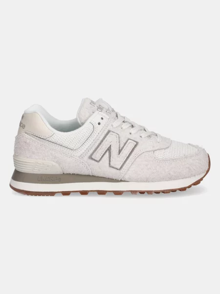 Semišové tenisky New Balance béžová