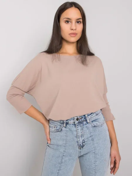 Bluza Basic Feel Good bež