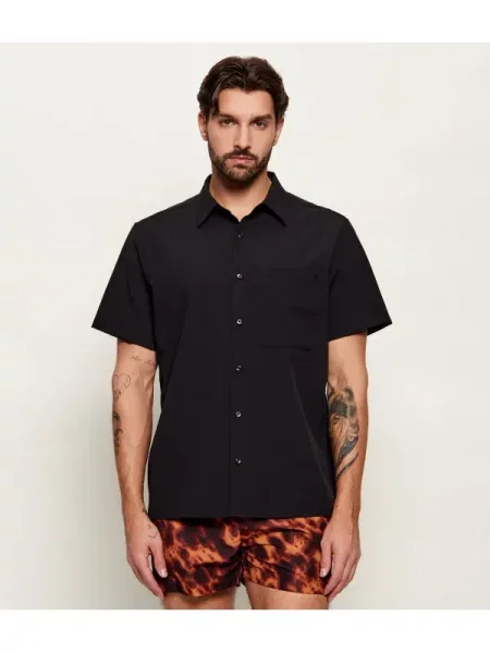 Calvin Klein Cămașă | stretch negru