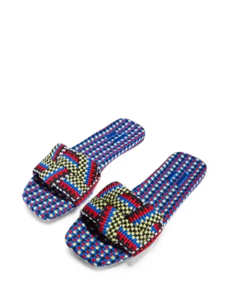 Papuci tip mules Amambaih albastru