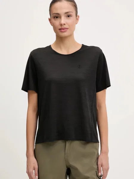 Športna kratka majica Fjallraven Abisko Lite črna