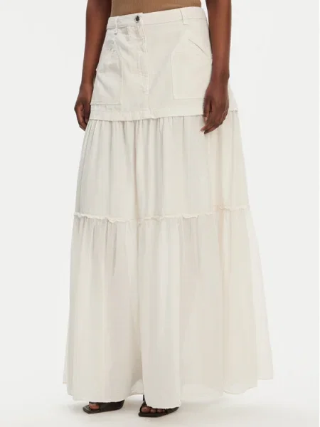 PINKO Fustă maxi Kenny Écru