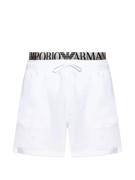 Slip de baie Emporio Armani cu autograf cu cordon alb