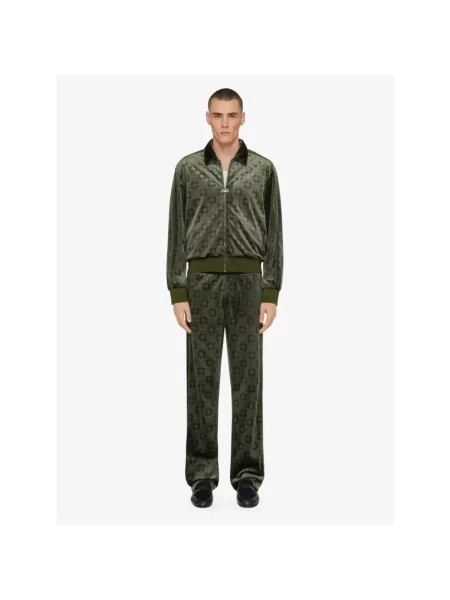 Aksamitne joggery Givenchy zielone