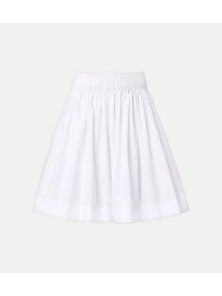 Bermude Joseph din poplin alb
