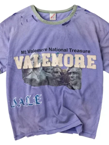 Tricou Vale zdrențuiți violet