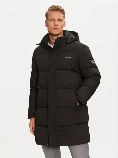 Guess Jeans Palton de iarnă negru