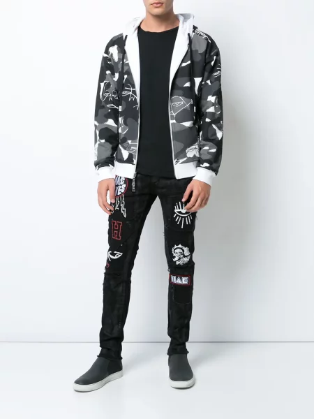 Hoodie Haculla παραλλαγής μαύρο