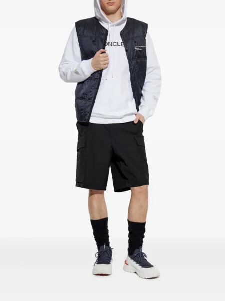 Pantaloni scurți cargo Moncler negru