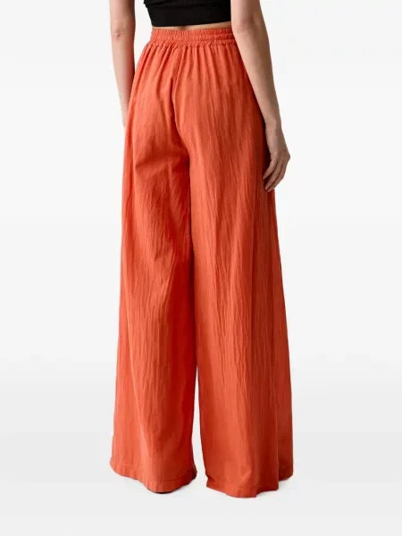 Pantaloni Vicolo cu cordon portocaliu