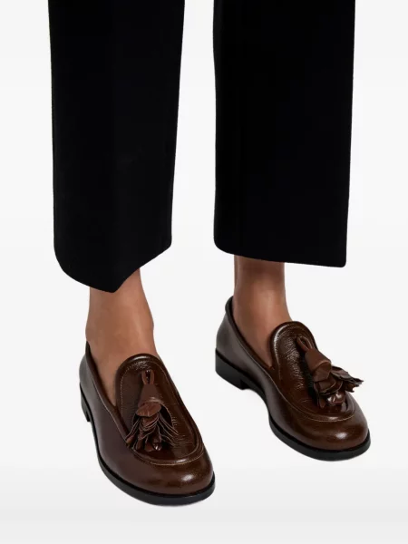 Pantofi loafer Proenza Schouler din piele maro