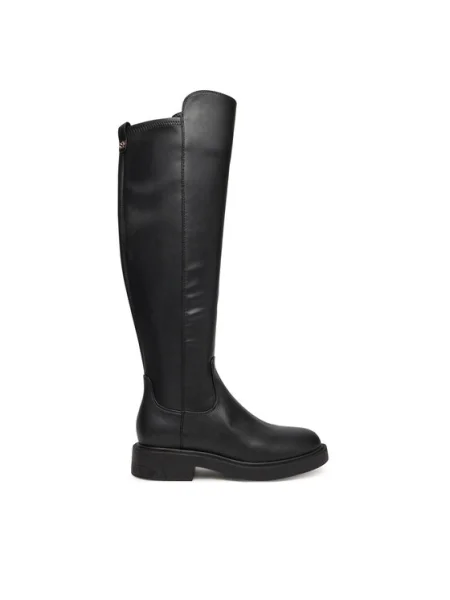 Guess Cizme lungi muschetar FLFFYZ negru