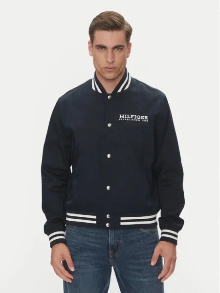 Tommy Hilfiger Geacă bomber Americana Varsity Bleumarin
