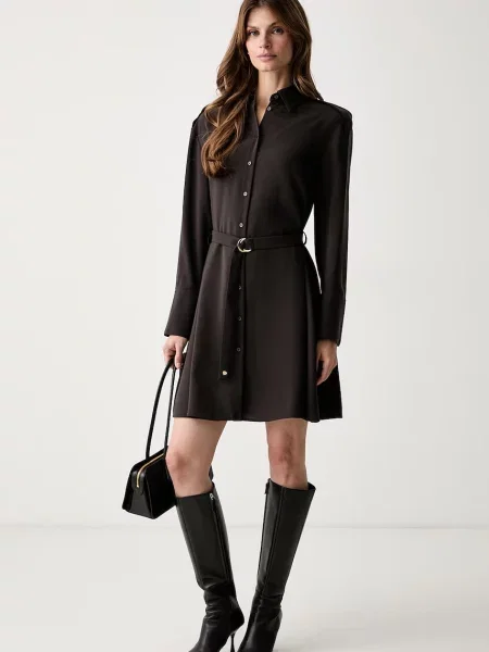 Armani Exchange Rochie maro