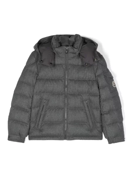 Kurtka dziecięca Moncler Enfant szara