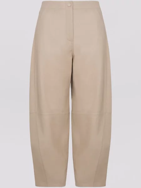 Pantaloni de piele Yves Salomon din piele