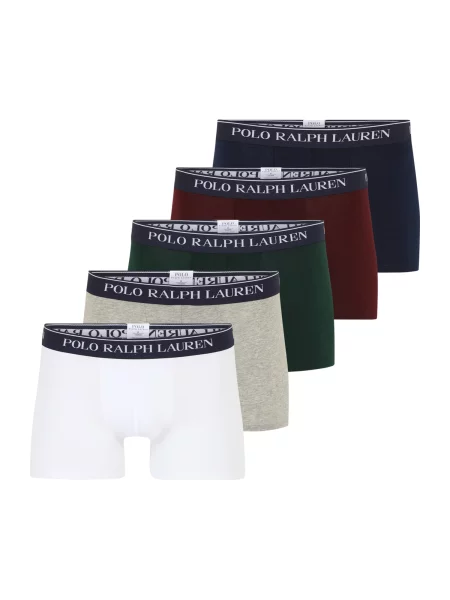 Polo Ralph Lauren Boxeri bleumarin / gri amestecat / verde închis / roșu cireș alb