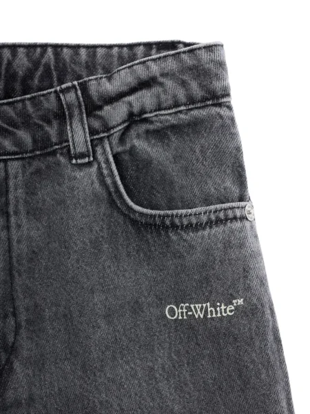 Jeansy dziecięce Off-white białe