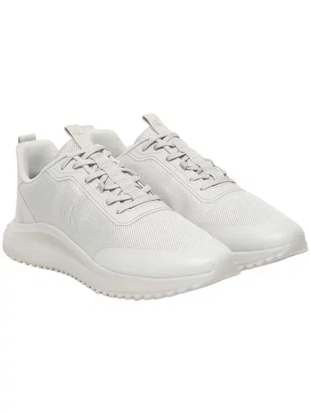 Šněrovací krajkové tenisky Calvin Klein šedé