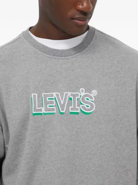 Scurt reversibil tricou Levi's® cu imagine negru