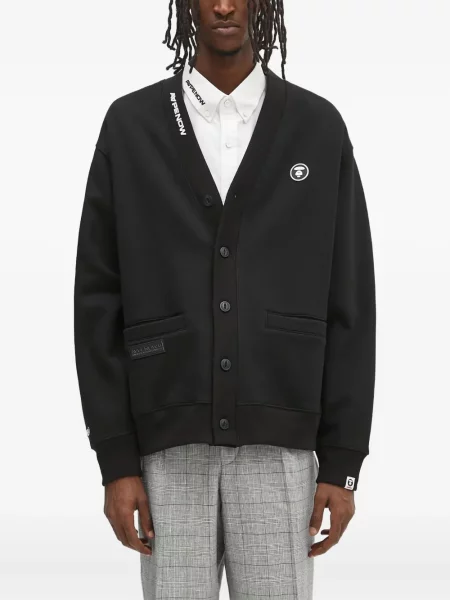 Kardigan Aape By *a Bathing Ape® s autogramom crna