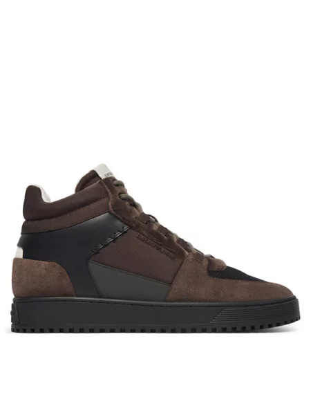 Sneakersy Emporio Armani hnědé