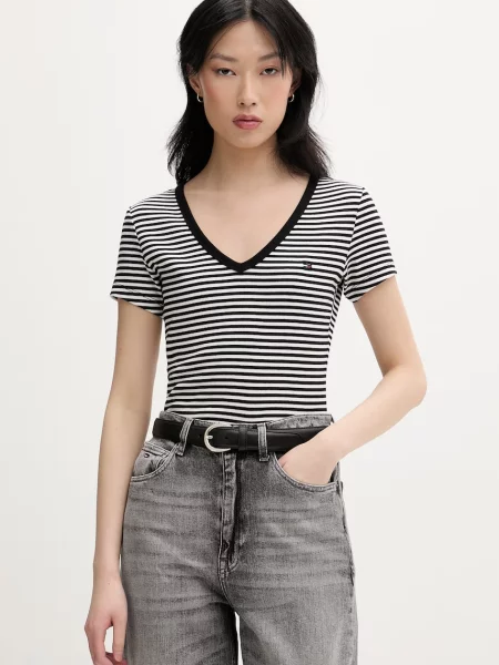 Tommy Jeans tričko s černé