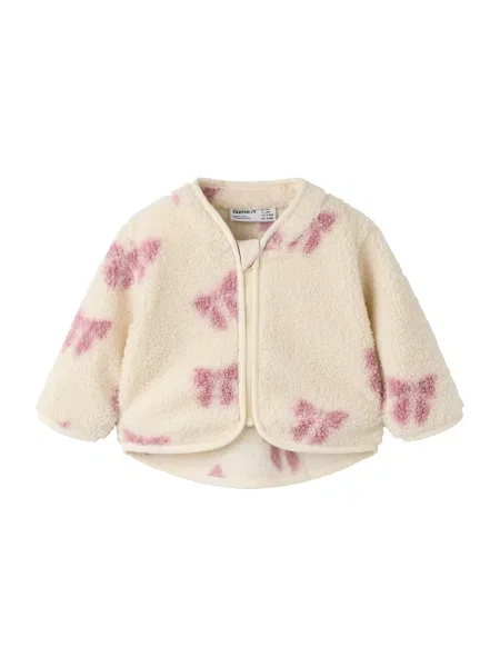 NAME IT Jachetă fleece NBFOlaja / roz deschis bej