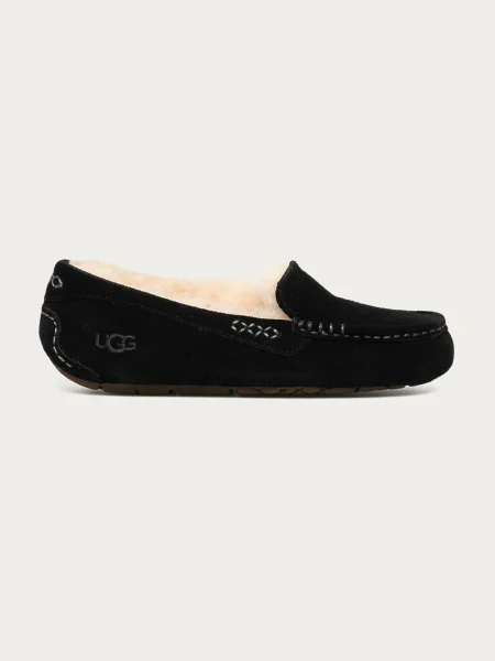 UGG Papuci din piele Ansley negru