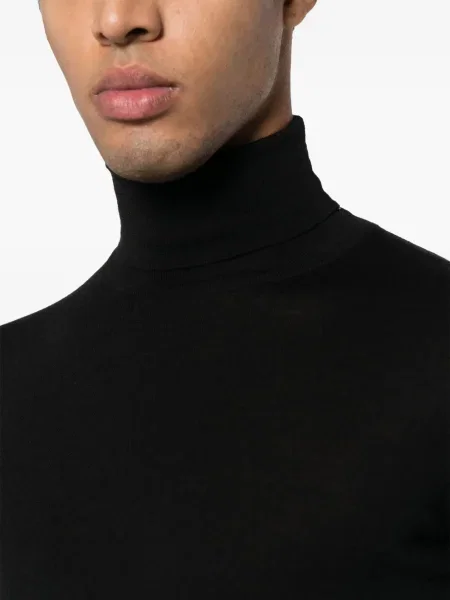 Вълнен пуловер Piacenza Cashmere черно