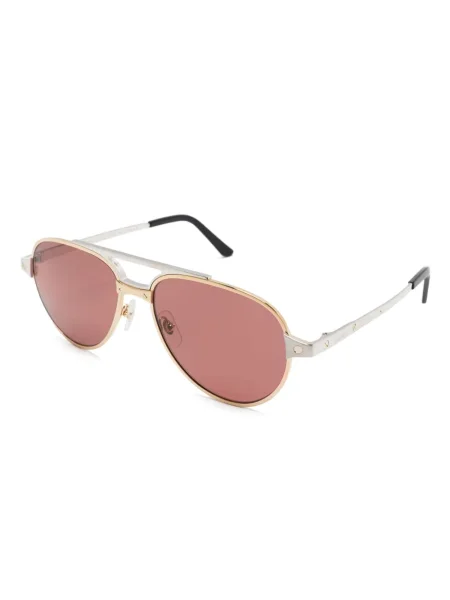 Ochelari de soare Cartier Eyewear argintiu