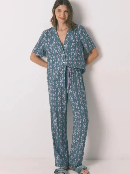 Пижама women'secret дамска зелено