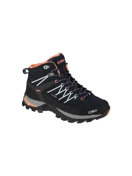 Trekové boty CMP Rigel Mid black and navy blue modré