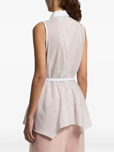 Koszula Peserico w paski biała