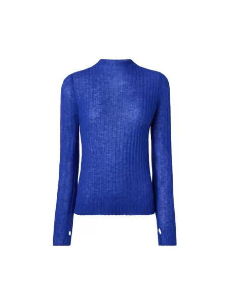 Pinko sweter wełniany niebieski